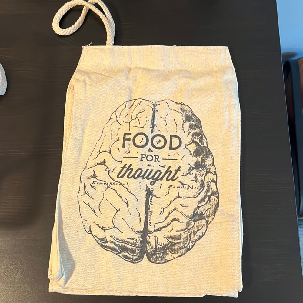 Brain Tote Bag and Lunch Sack